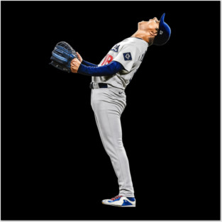 Yoshinobu Yamamoto World Series MVP - Los Angeles Dodgers Posters and Art