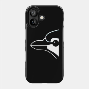 Blue Jays Minimalist Outline Art Design Phone Case