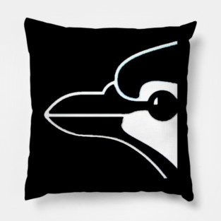 Blue Jays Minimalist Outline Art Design Pillow