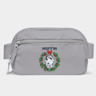 Muffin Christmas Wreath Cute Bluey Inspired Holiday Bag