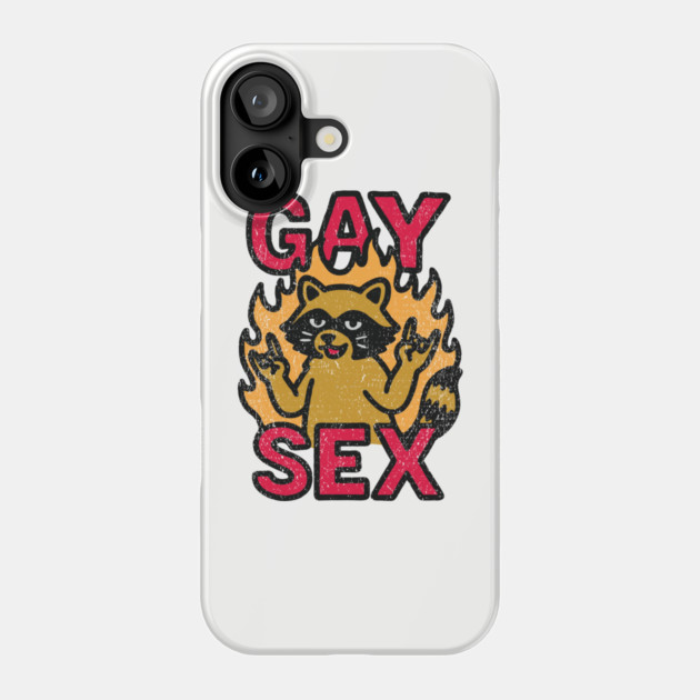 Gay Sex LGBTQ Humor Sassy Rebel Phone Case by Anticorporati