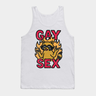 Gay Sex LGBTQ Humor Sassy Rebel Tank Top