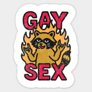 Gay Sex LGBTQ Humor Sassy Rebel Magnet
