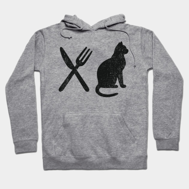 Eat Pussy Cat NSFW Naughty Adult Humor Hoodie by Anticorporati