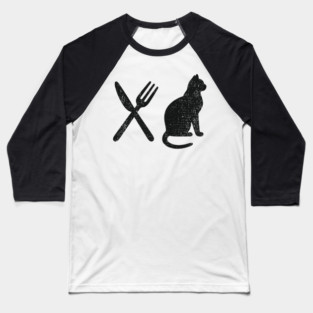 Eat Pussy Cat NSFW Naughty Adult Humor Baseball T-Shirt