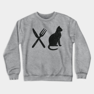 Eat Pussy Cat NSFW Naughty Adult Humor Crewneck Sweatshirt