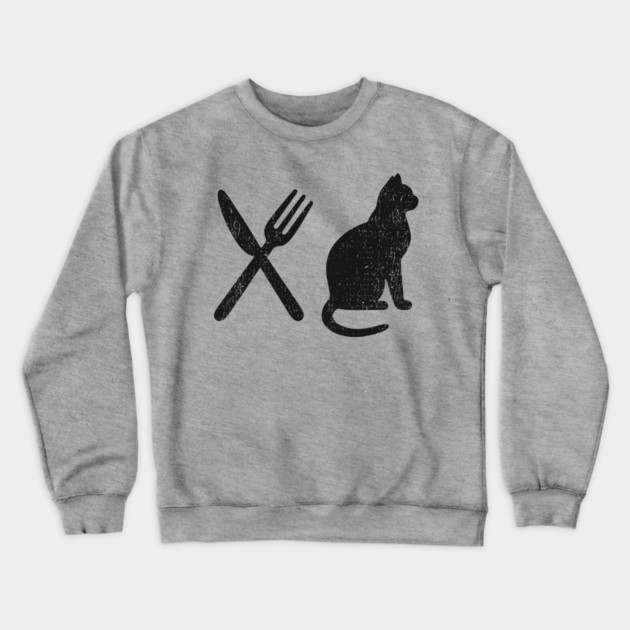 Eat Pussy Cat NSFW Naughty Adult Humor Crewneck Sweatshirt by Anticorporati