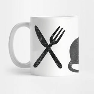 Eat Pussy Cat NSFW Naughty Adult Humor Mug