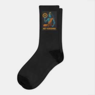Lord Krishna with Sudarshan Chakra Socks