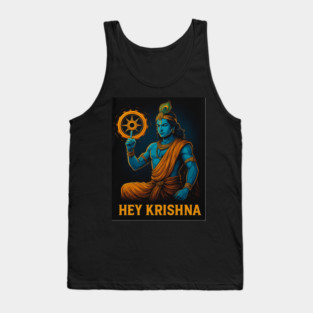 Lord Krishna with Sudarshan Chakra Tank Top