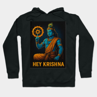 Lord Krishna with Sudarshan Chakra Hoodie