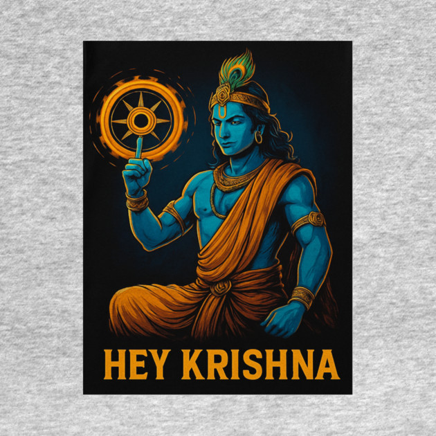 Lord Krishna with Sudarshan Chakra by knbstore