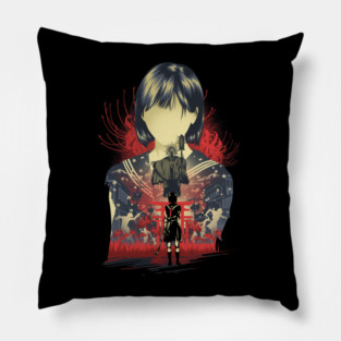 Silent Blossom of Silent Hill f v2 Pillow