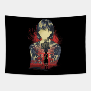 Silent Blossom of Silent Hill f v2 Tapestry