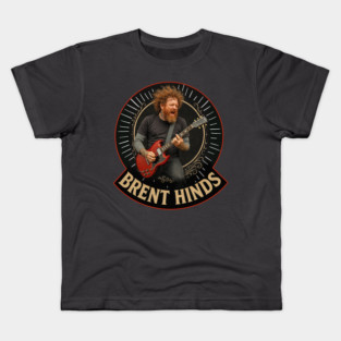 Brent Hinds Legendary Guitar Player Kids T-Shirt