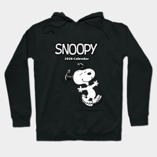 Snoopy Happy Dance 2026 Calendar Hoodie