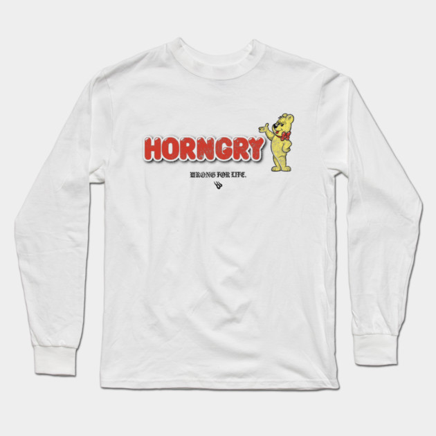 Horngry and Sweet Long Sleeve T-Shirt by Wrongteeshirt