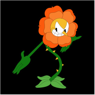 Cagney Carnation Cuphead Posters and Art
