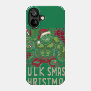 Hulk Smash Christmas Ugly Sweater Marvel Holiday Design Phone Case