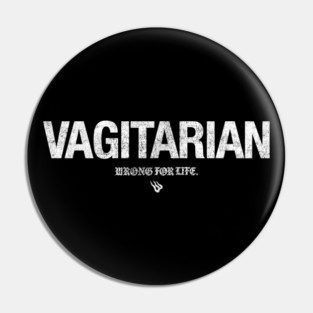 VAGITARIAN Pin
