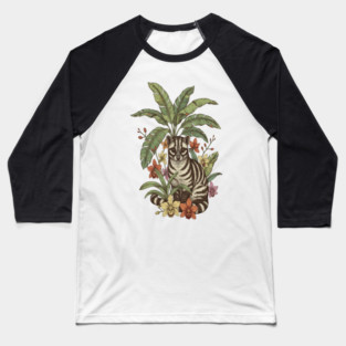 Banded Palm Civet Among Banana Leaves Baseball T-Shirt
