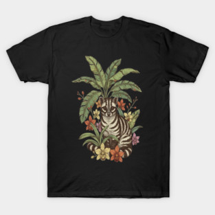 Banded Palm Civet Among Banana Leaves T-Shirt