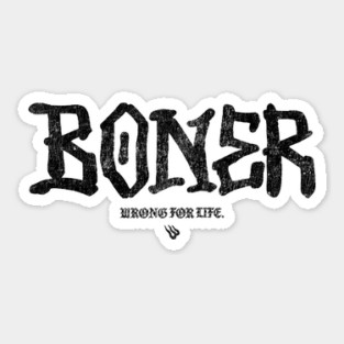 BONER Sticker