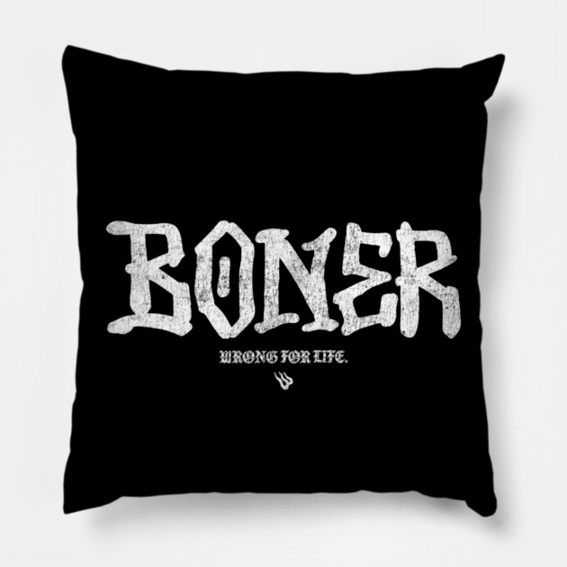 BONER Pillow by Wrongteeshirt