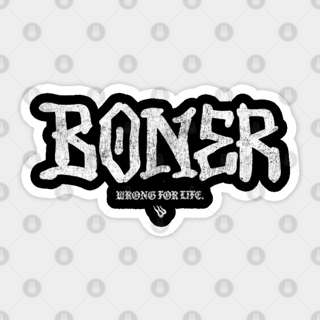 BONER Sticker by Wrong
