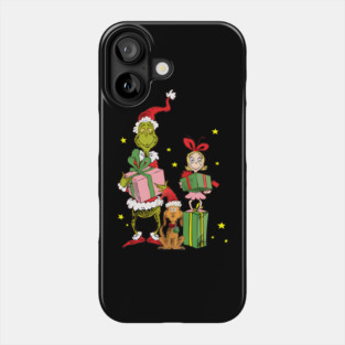Funny Christmas Grinch Movies Shirt Grinch Cindy Lou Lover Gift M0432 Phone Case
