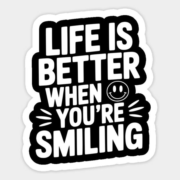 Life is Better When You’re Smiling Magnet by Frank Ring