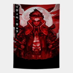 Zodyl Red Gachiakuta Tapestry