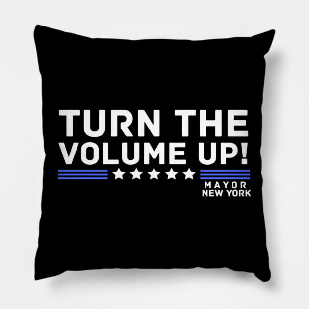Turn The Volume Up Pillow by The WYLD Tribe