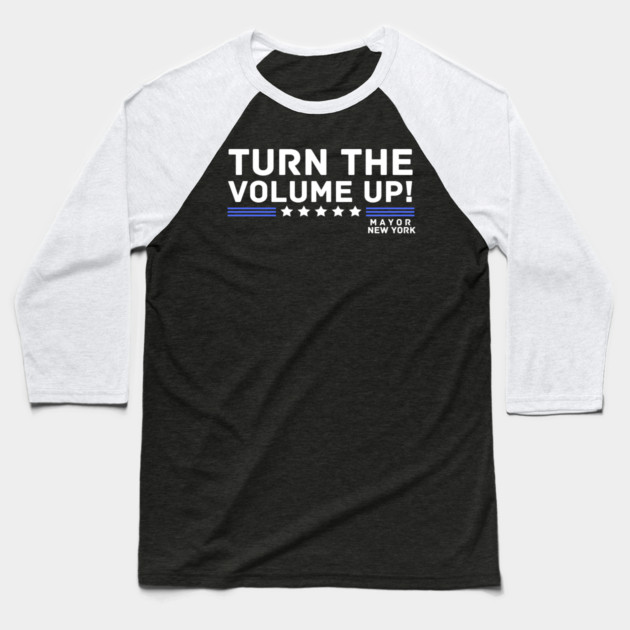 Turn The Volume Up Baseball T-Shirt by The WYLD Tribe