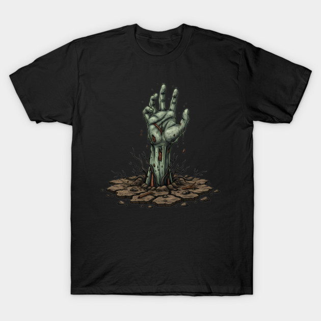 Zombie Hand Emerging From the Ground