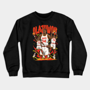 Hakeem Olajuwon Cartoon Crewneck Sweatshirt