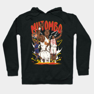 Dikembe Mutombo Cartoon Hoodie