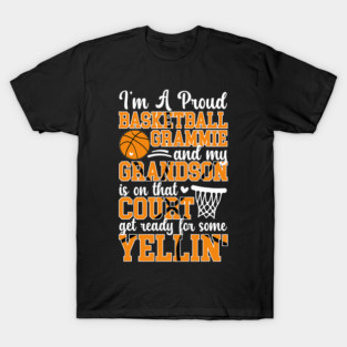Sport Basketball Im A Proud Basketball Grammie Of A Basketball Player T-Shirt