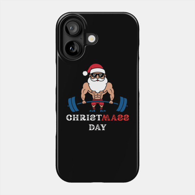 Funny-Christmas Phone Case by Creatifly Graphic Tees