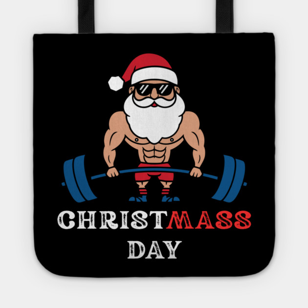 Funny-Christmas Tote by Creatifly Graphic Tees