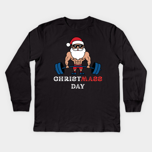 Funny-Christmas Kids Long Sleeve T-Shirt by Creatifly Graphic Tees