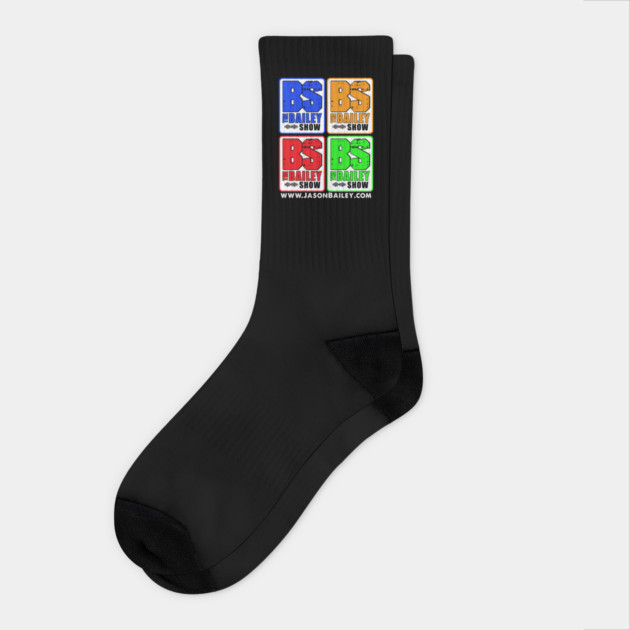 The Bailey Show Podcast Warhol Design Socks by BPX (Bailey Podcast XChange) Merch