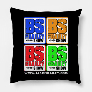The Bailey Show Podcast Warhol Design Pillow