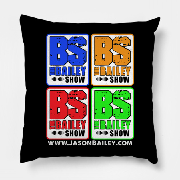 The Bailey Show Podcast Warhol Design Pillow by BPX (Bailey Podcast XChange) Merch