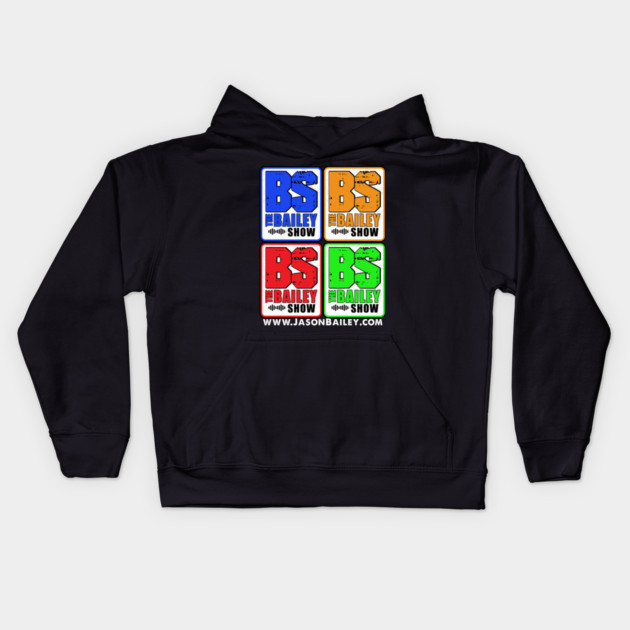 The Bailey Show Podcast Warhol Design Kids Hoodie by BPX (Bailey Podcast XChange) Merch