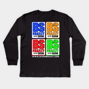 The Bailey Show Podcast Warhol Design Kids Long Sleeve T-Shirt