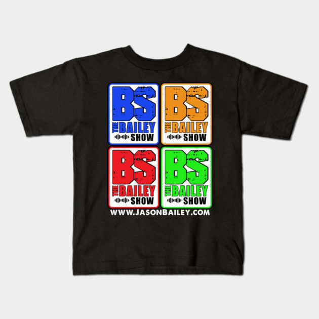The Bailey Show Podcast Warhol Design Kids T-Shirt by BPX (Bailey Podcast XChange) Merch
