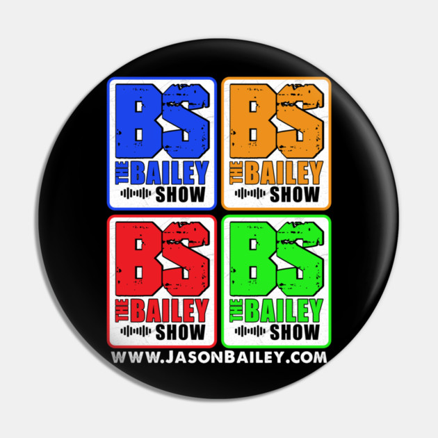 The Bailey Show Podcast Warhol Design Pin by BPX (Bailey Podcast XChange) Merch