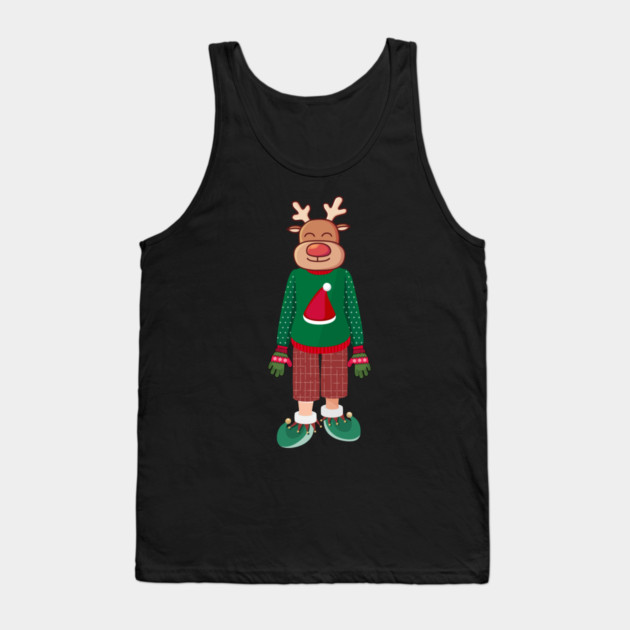 Funny-Christmas Tank Top by Creatifly Graphic Tees