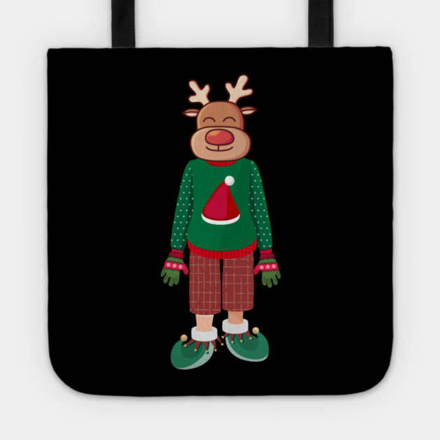 Funny-Christmas Tote by Creatifly Graphic Tees